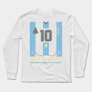 Argentina Soccer Lionel Messi number 10 Long Sleeve T-Shirt